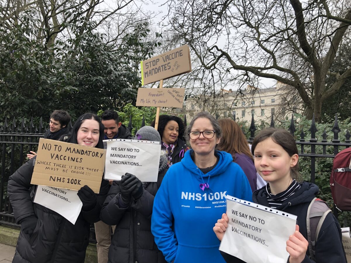 Together Declaration and NHS100K London March – 22nd January