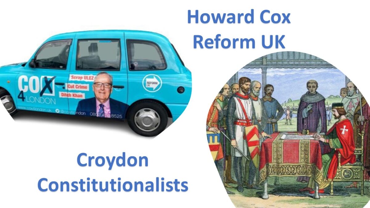 Podcast Episode 83 – Howard Cox: Reform UK’s Anti-ULEZ Mayoral Candidate