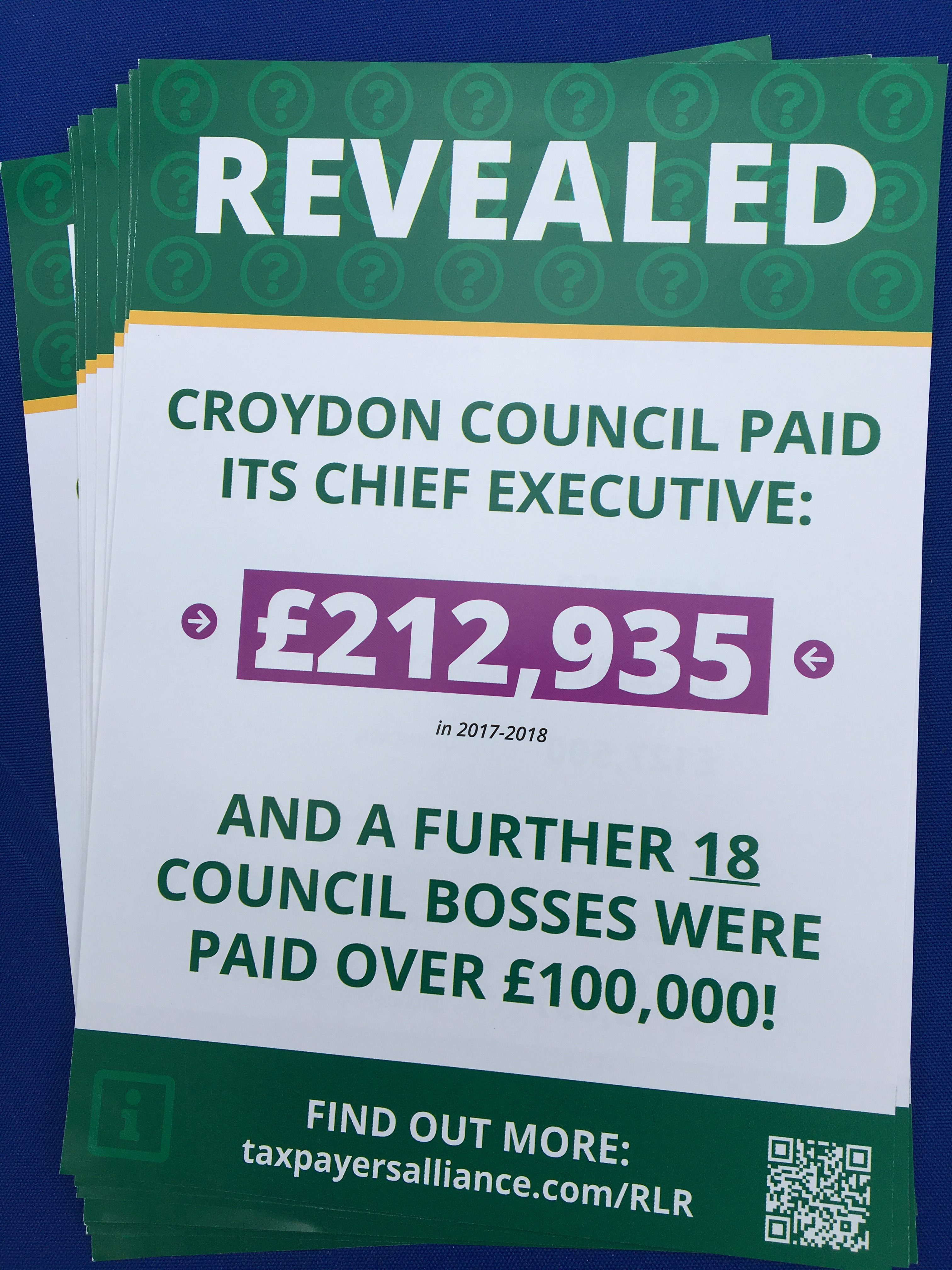 Press Release – CROYDON CONSTITUTIONALISTS TEAM UP WITH TAXPAYERS’ ALLIANCE TO SHINE A LIGHT ON WASTEFUL COUNCIL SPENDING