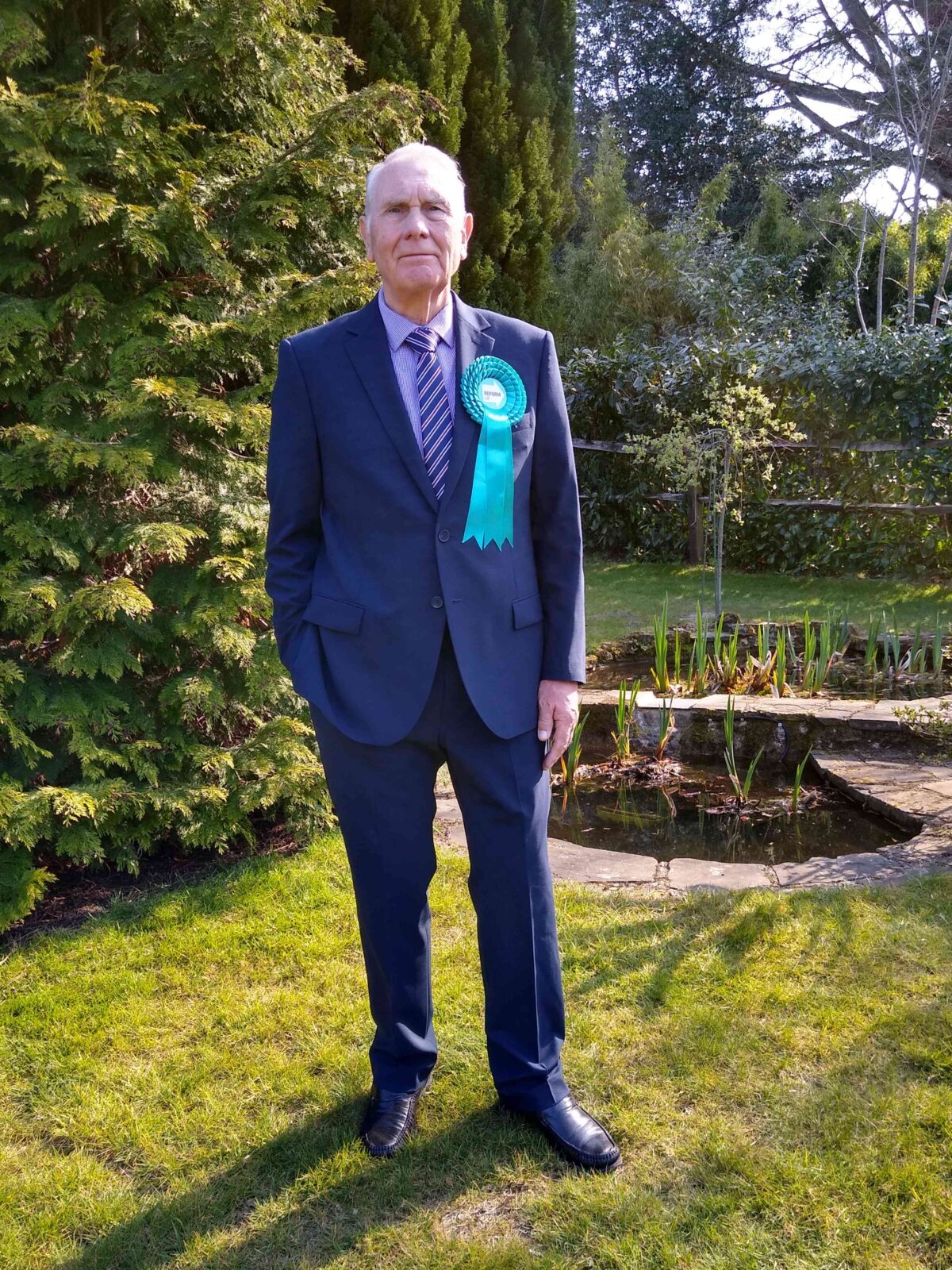 Peter Appleford, Reform UK candidate, Lightwater Ward, Surrey Heath Borough Council.