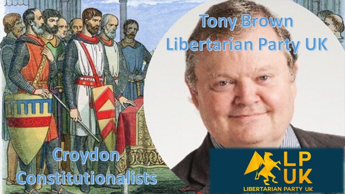 Podcast Episode 84 – Tony Brown: Libertarian Party Mayoral Candidate; ULEZ, Housing & Policing