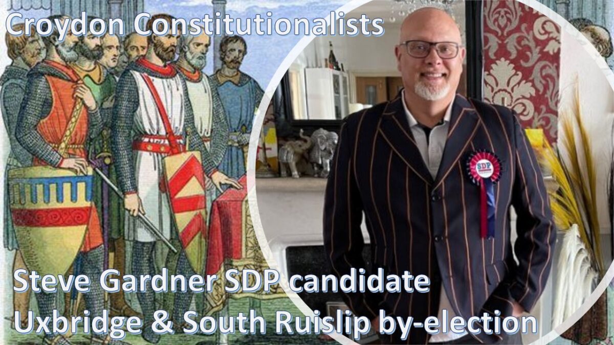 Podcast Episode 85 – Steve Gardner: SDP for Uxbridge & South Ruislip – ULEZ, Policing & Housing