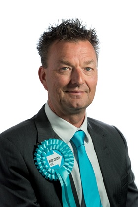 Dave Holland, Reform UK candidate for Mid Bedfordshire