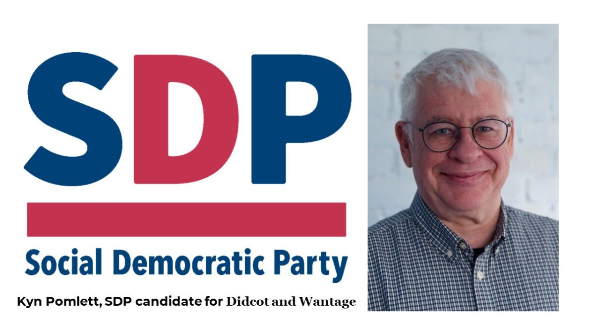 Kyn Pomlett, SDP candidate for Didcot and Wantage