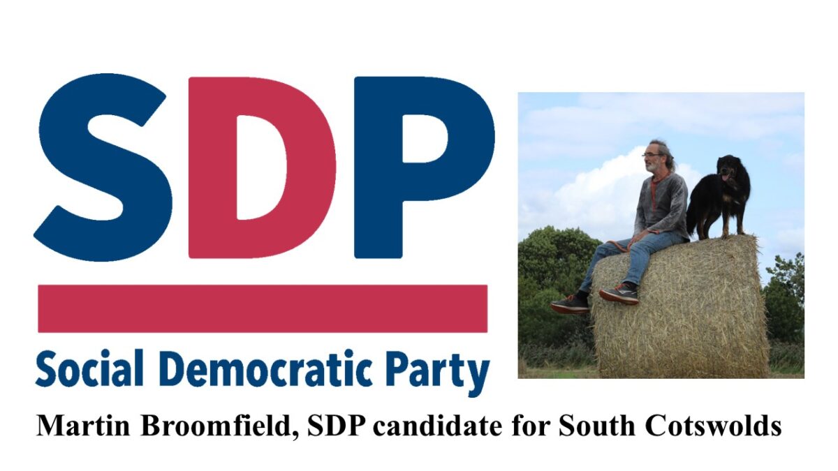 Martin Broomfield, SDP candidate for South Cotswolds
