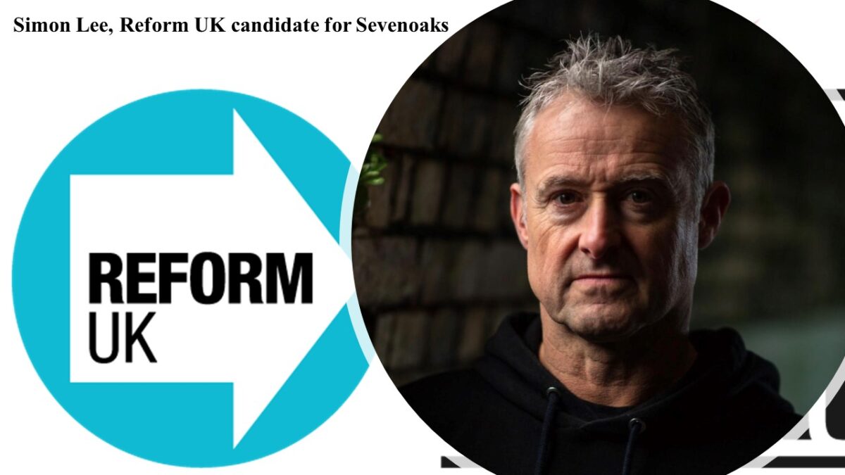 Simon Lee, Reform UK candidate for Sevenoaks