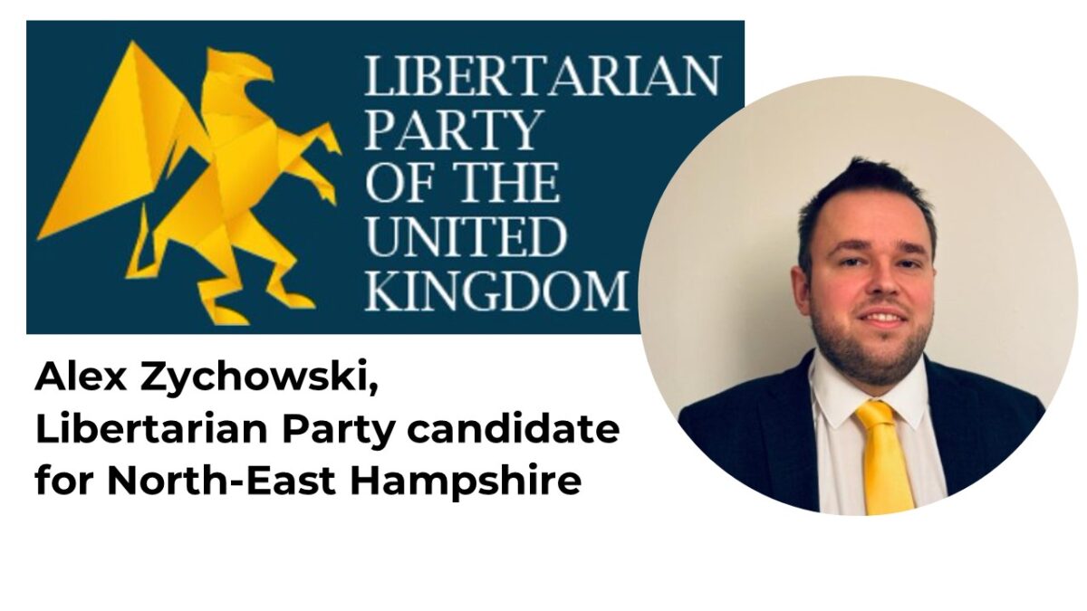 Alex Zychowski, Libertarian Party candidate for North-East Hampshire