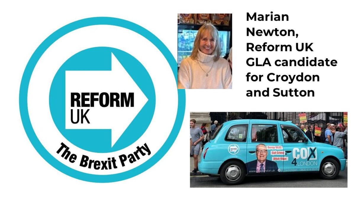 Marian Newton, Reform UK GLA candidate for Croydon and Sutton