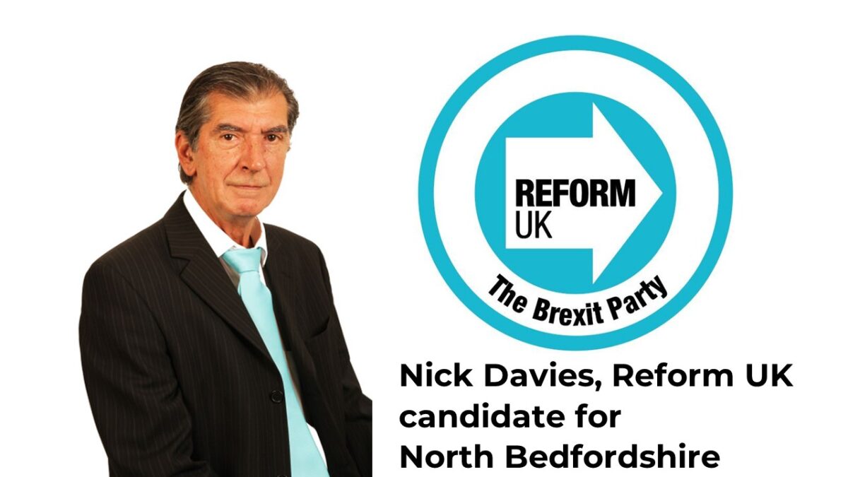 Nick Davies, Reform UK candidate for North Bedfordshire