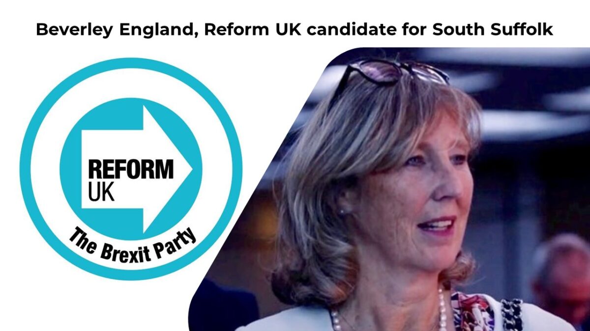 Beverley England, Reform UK candidate for South Suffolk