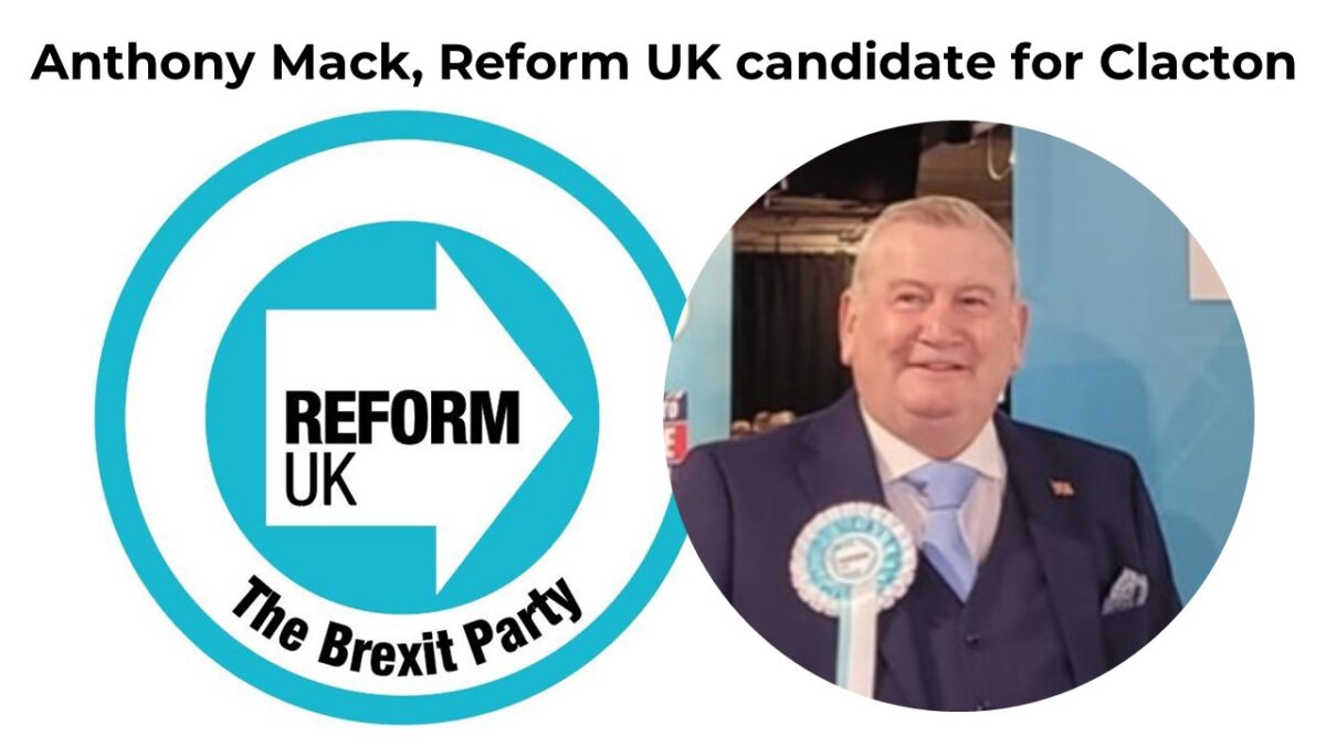 Anthony Mack, Reform UK candidate for Clacton
