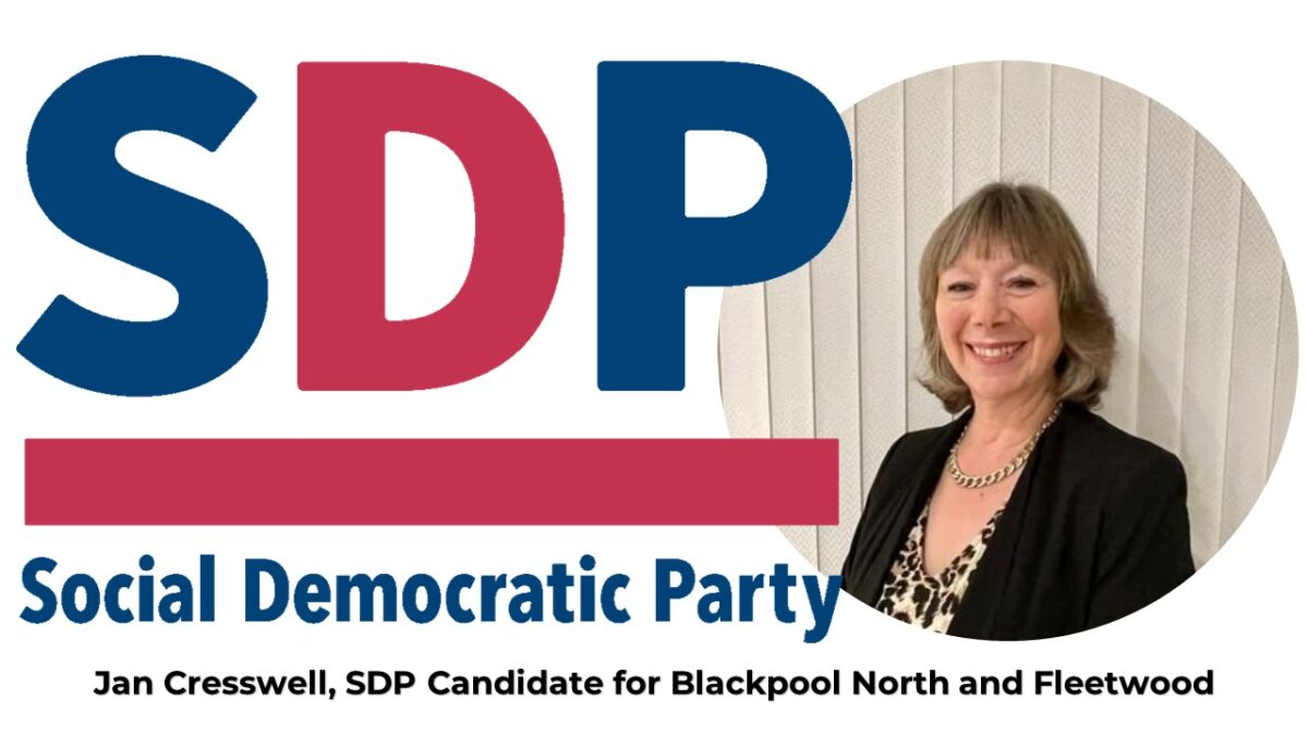 Jan Cresswell, SDP Candidate for Blackpool North and Fleetwood