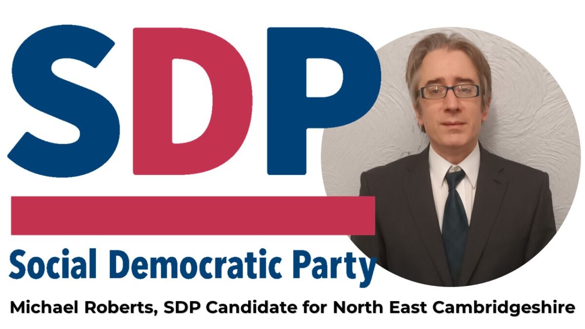 Michael Roberts, SDP Candidate for North East Cambridgeshire