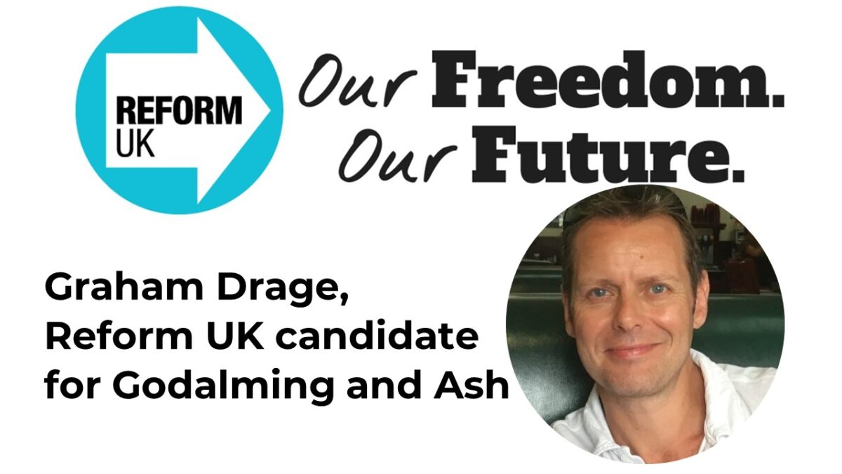 Graham Drage, Reform UK candidate for Godalming and Ash