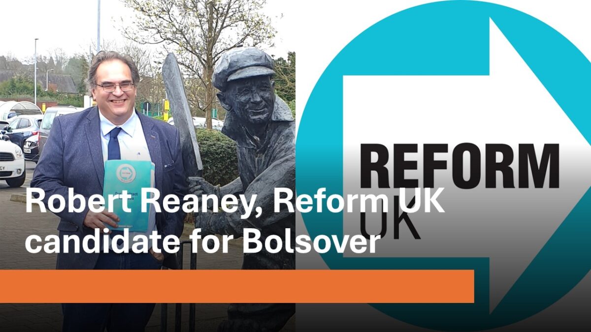 Robert Reaney, Reform UK candidate for Bolsover