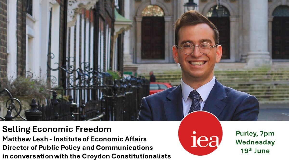 Selling Economic Freedom: Conversation with Matthew Lesh, of the Institute of Economic Affairs