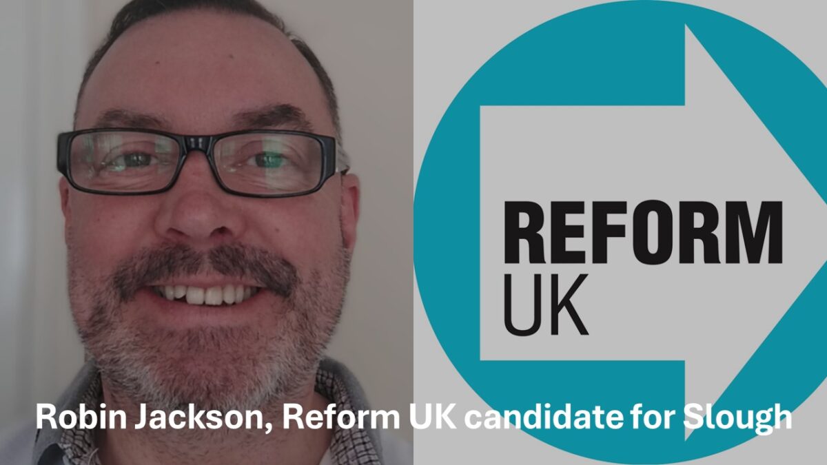 Robin Jackson, Reform UK candidate for Slough