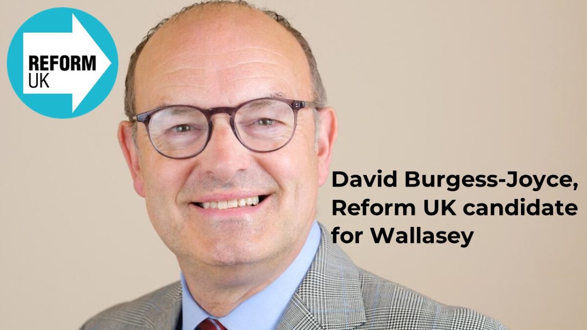 David Burgess-Joyce, Reform UK candidate for Wallasey