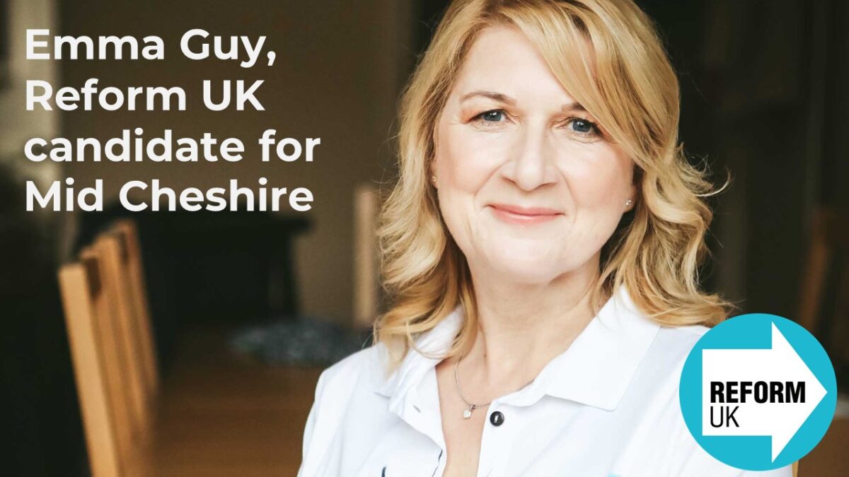 Emma Guy, Reform UK candidate for Mid Cheshire