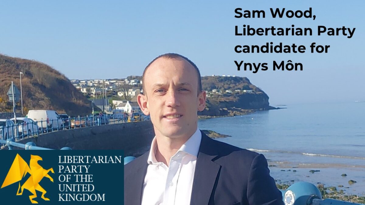 Sam Wood, Libertarian Party candidate for Ynys Môn